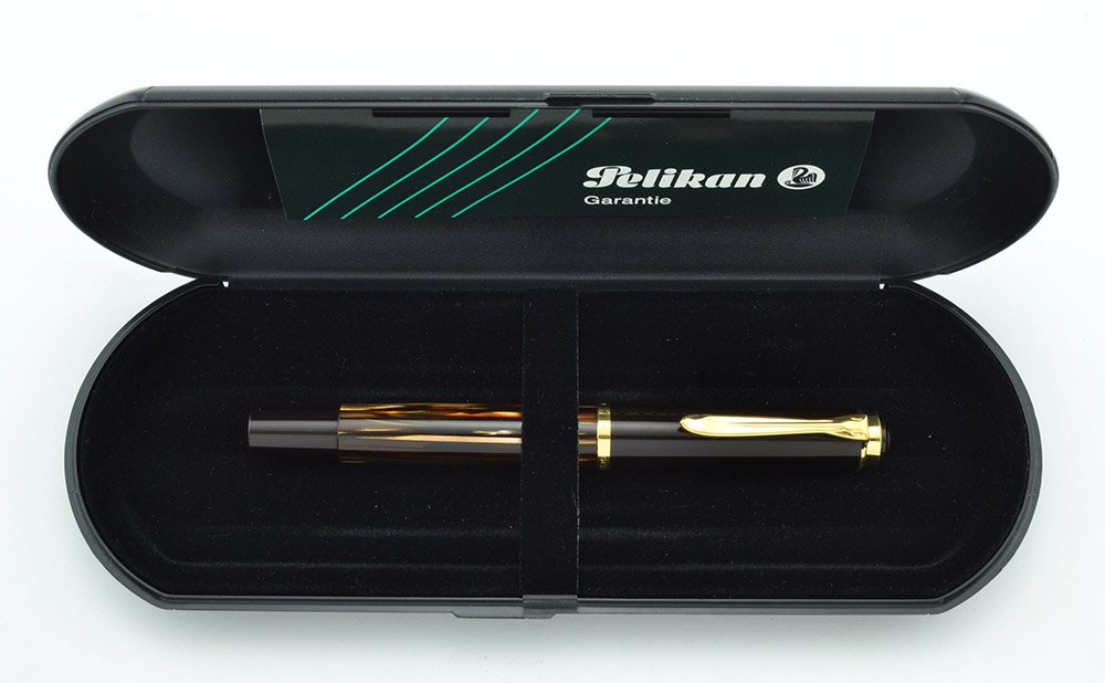 Pelikan M400 Fountain Pen - Old Style (1990s), Brown Tortoise, 14k